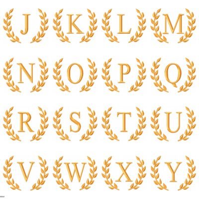 Alfabeto Ramos Luxo - Imagem 2