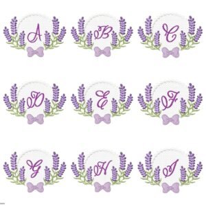 Alfabeto Lavanda Meninas