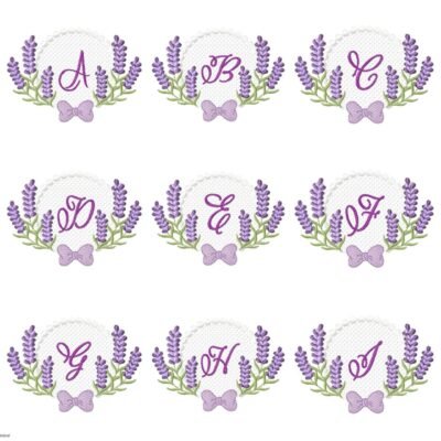 Alfabeto Lavanda Meninas