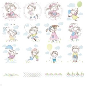 Meninos Meninas Delicadas Com Barrinhas