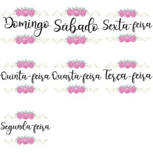 Semaninha Rosas LUXO