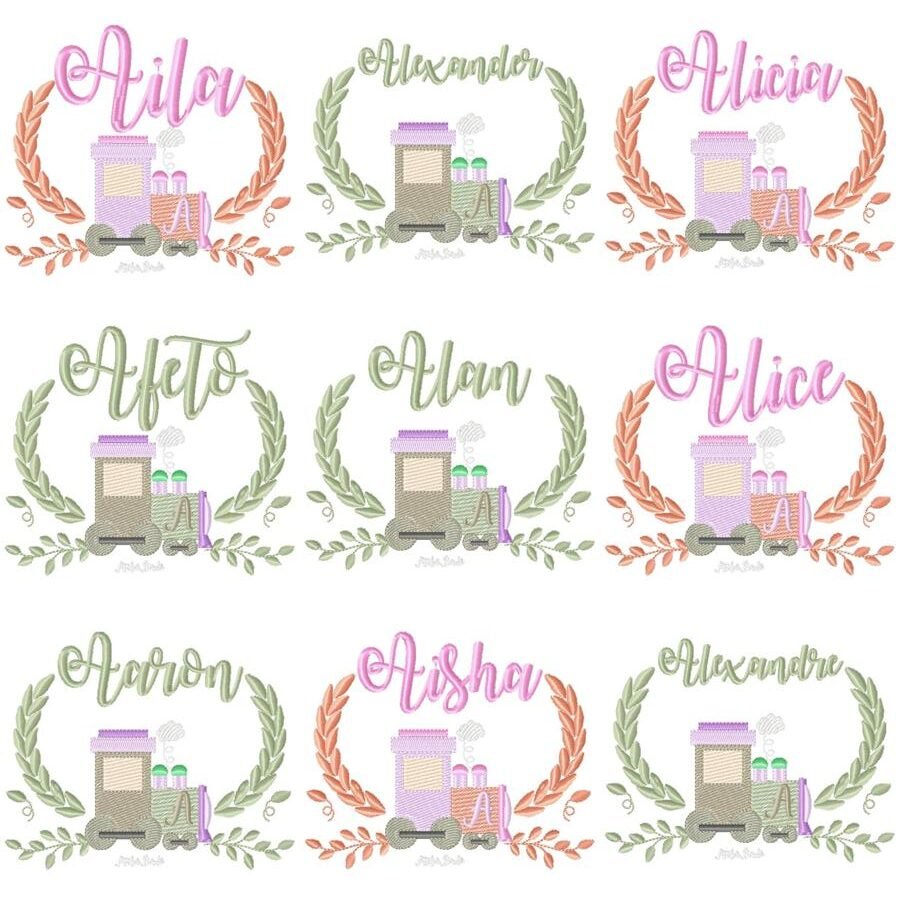Nomes meninos e meninas no Trem - Imagem 21