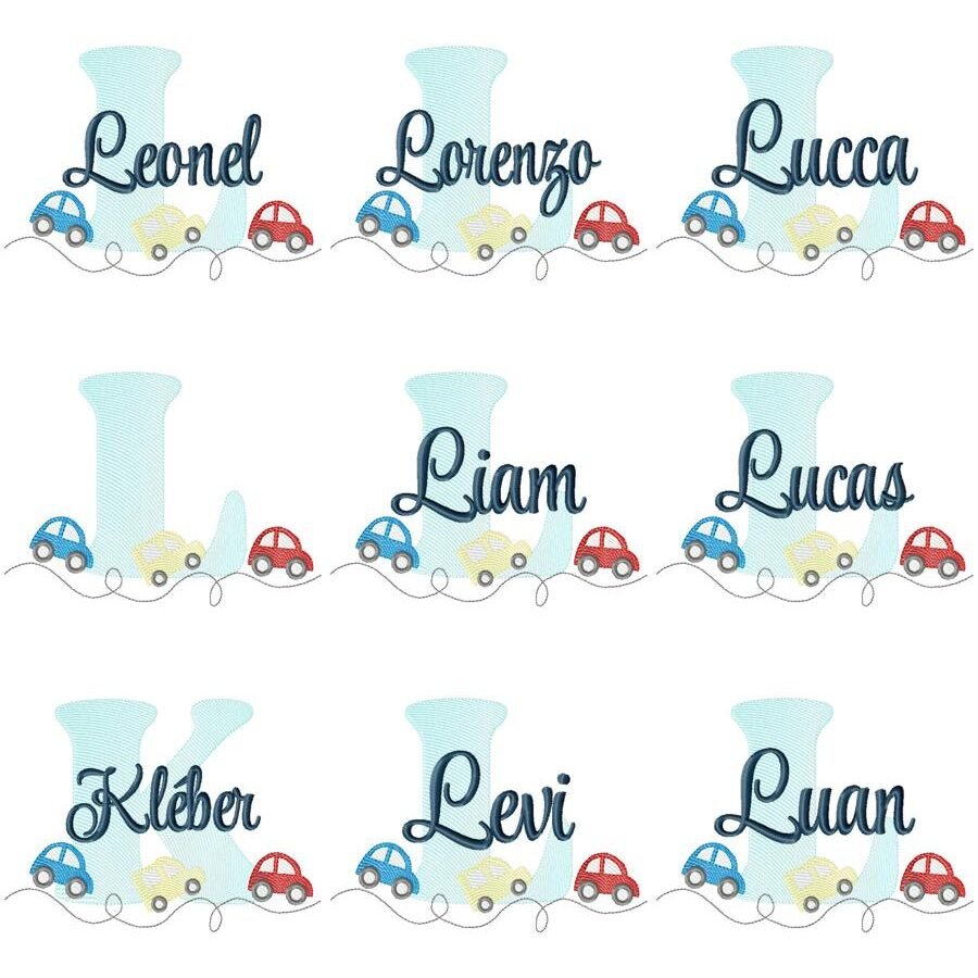 Nomes Meninos Carrinhos - Imagem 15