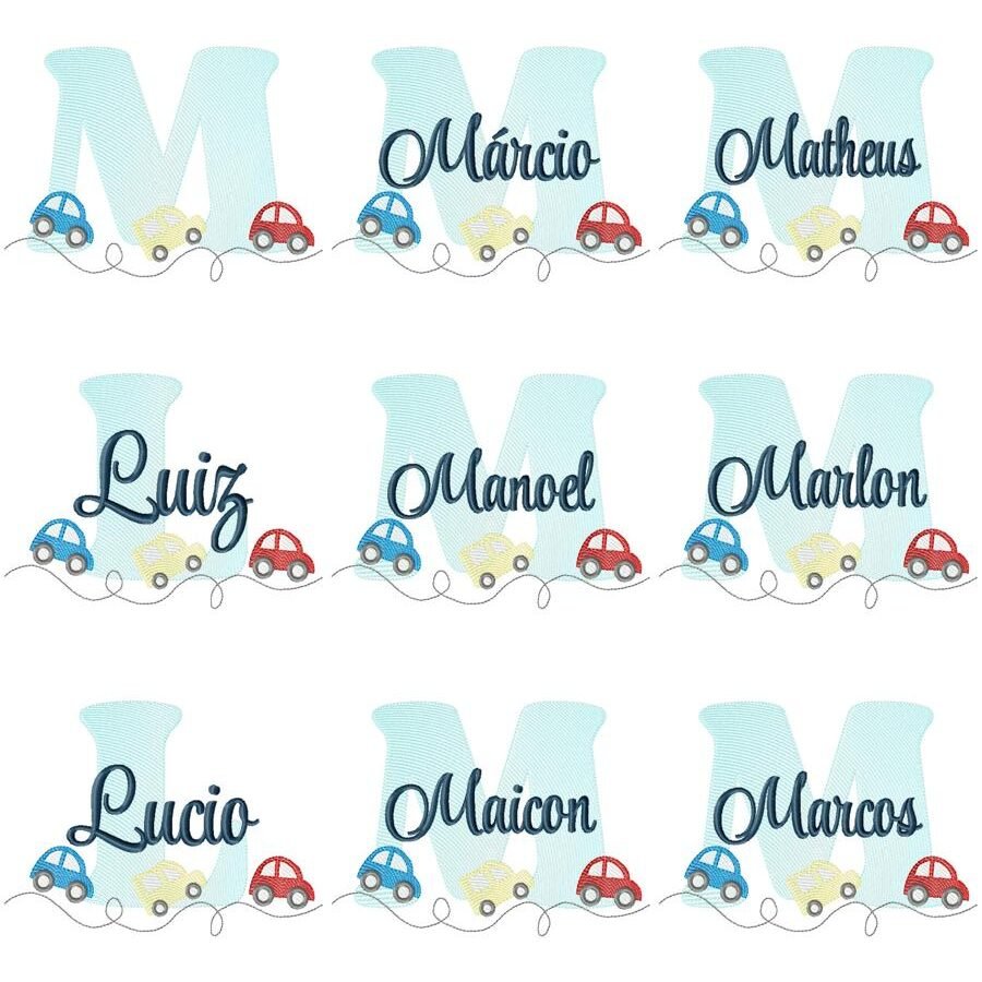 Nomes Meninos Carrinhos - Imagem 14