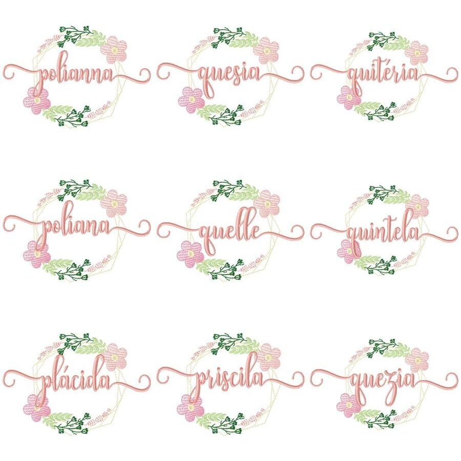 Nomes Meninas Brasão Floral - Imagem 21