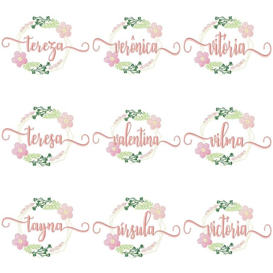 Nomes Meninas Brasão Floral - Imagem 25