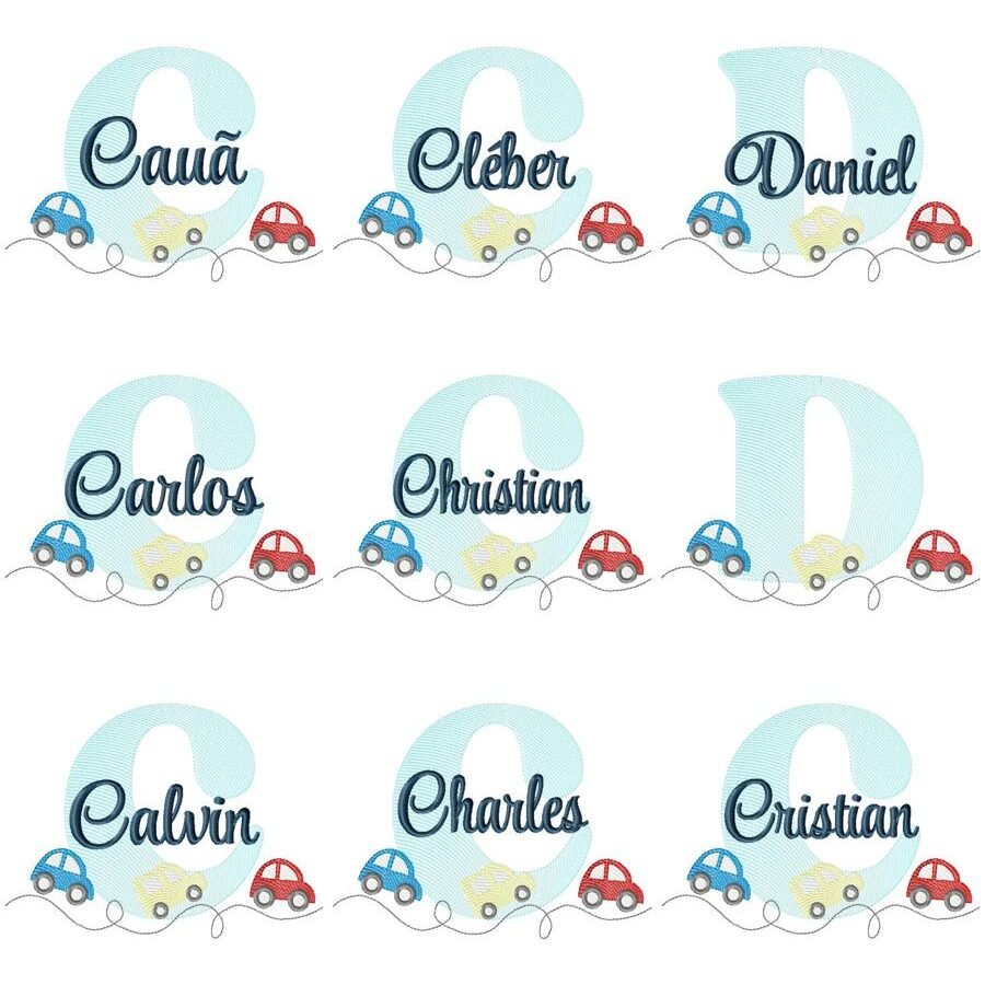 Nomes Meninos Carrinhos - Imagem 4