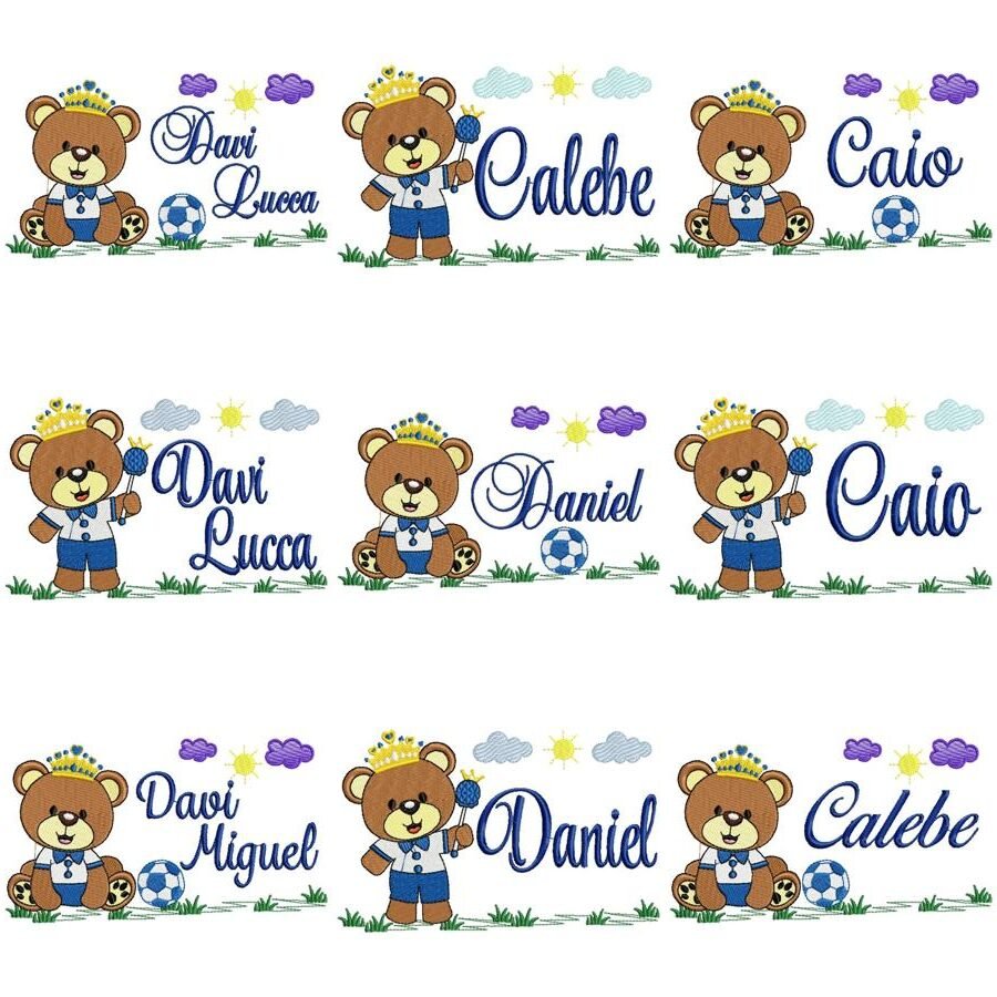Nomes Ursinhos Meninos