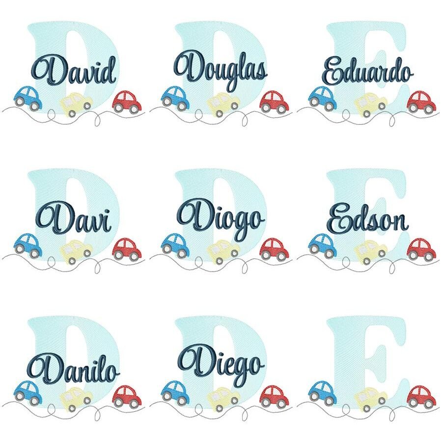 Nomes Meninos Carrinhos - Imagem 5