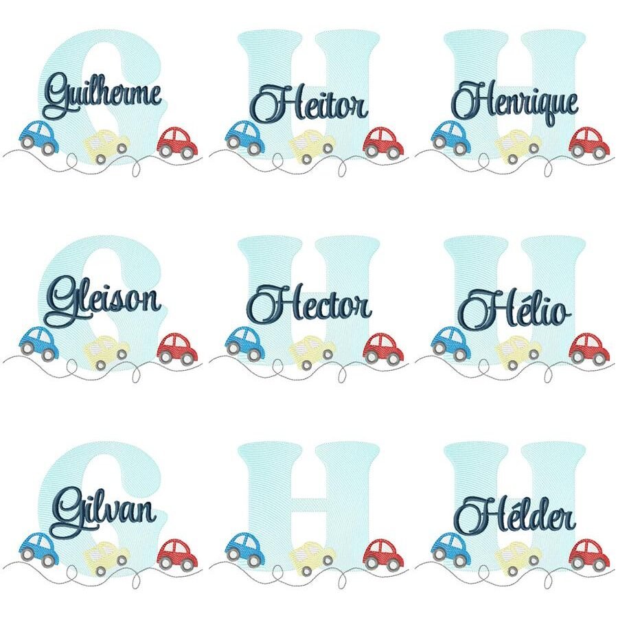 Nomes Meninos Carrinhos - Imagem 9