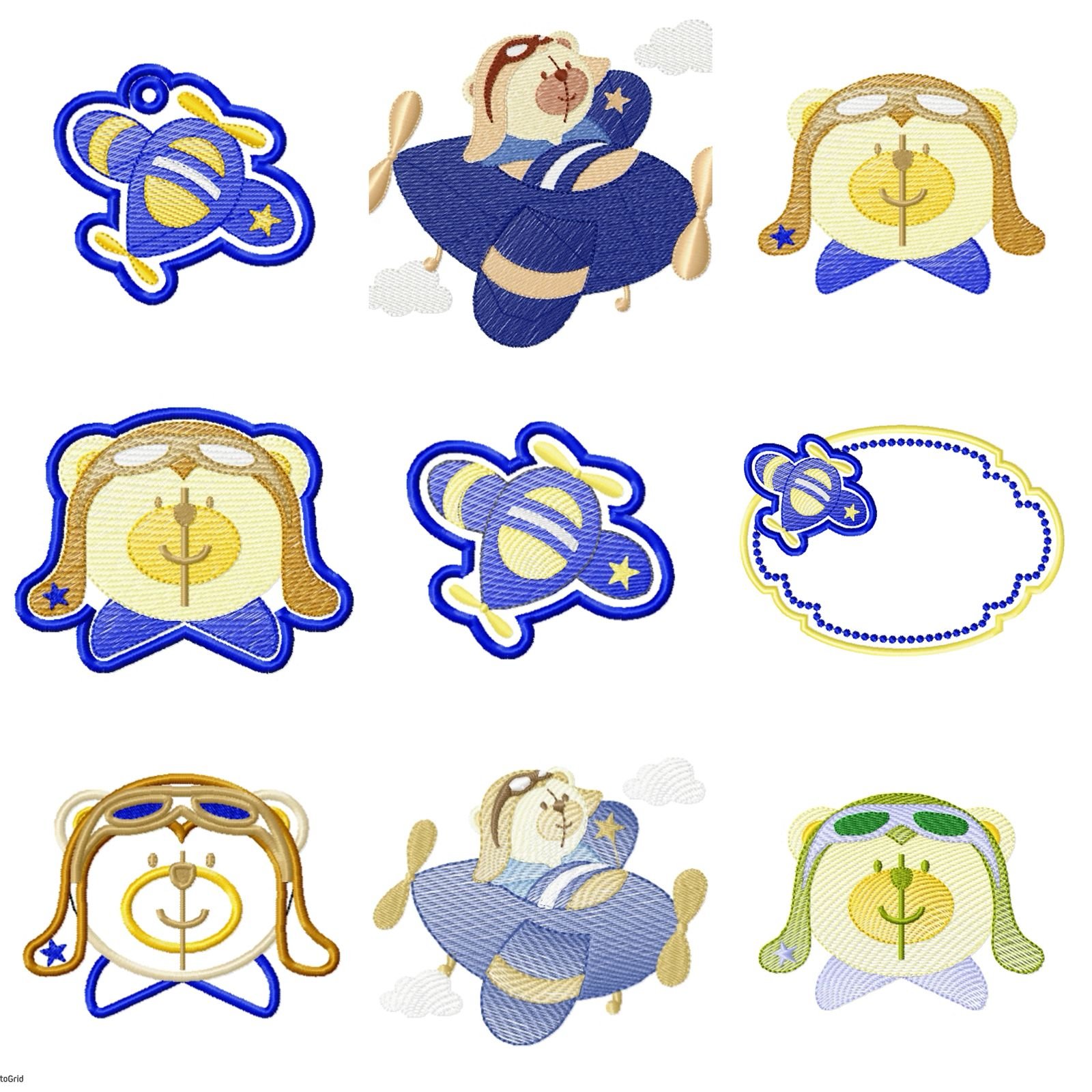 Ursinho Aviador Menino