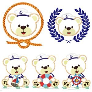 Ursinho Marinheiro Aplique