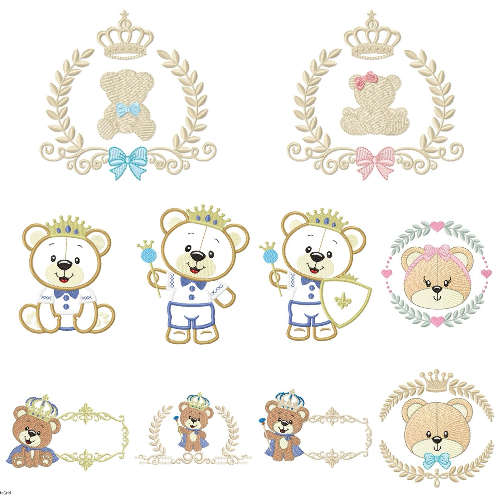 Ursinhos Príncipe e Princesa