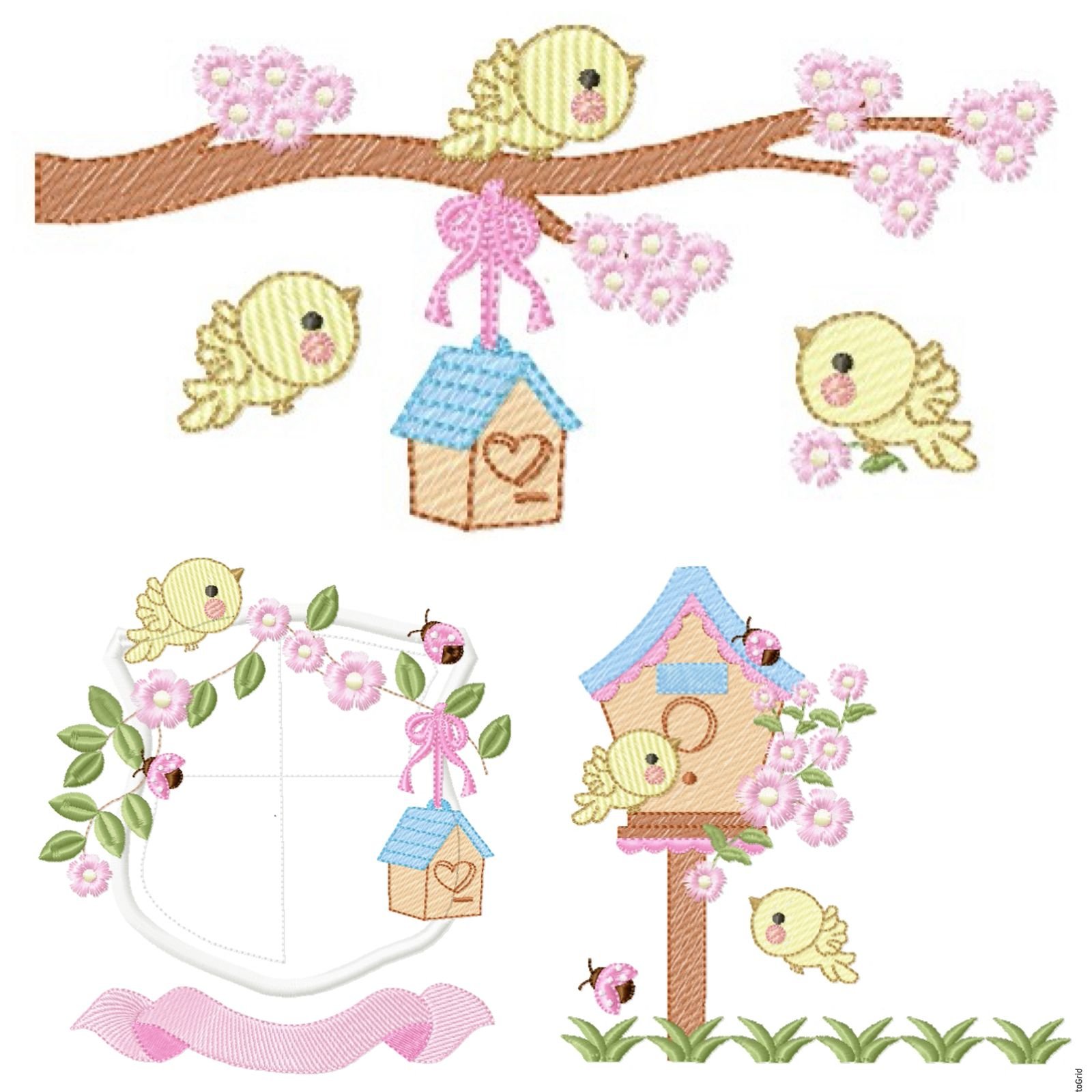 Passarinhos no Jardim