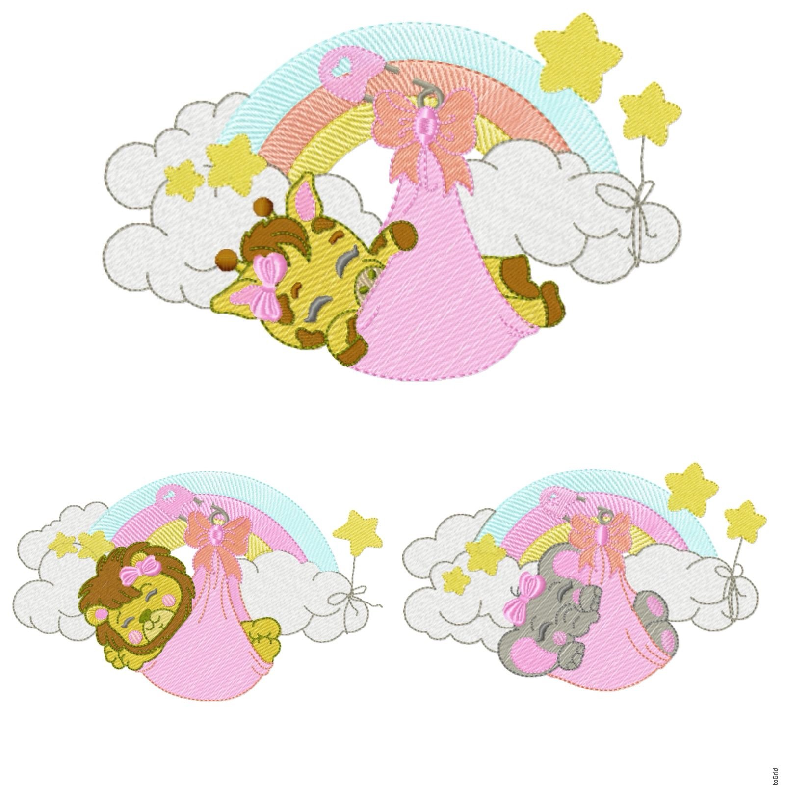 Safari nas Nuvens Meninas