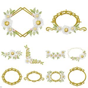 Margaridas e Molduras