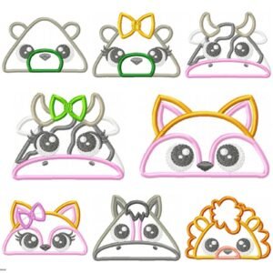 Animais Aplique Capuz