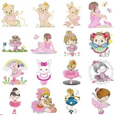 Kit Bailarinas - Imagem 9