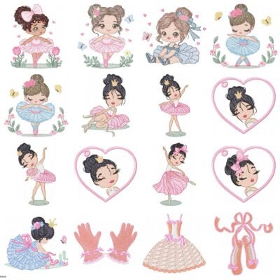 Kit Bailarinas - Imagem 12
