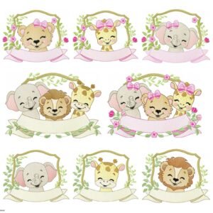 Brasão Safari Menino Menina