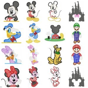 Mickey e Minnie Aplique