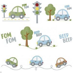 Carrinho Fusca na Estrada