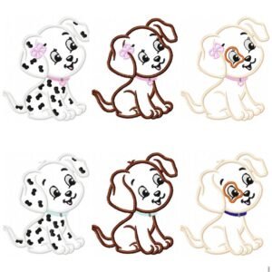 Cachorrinhos Aplique