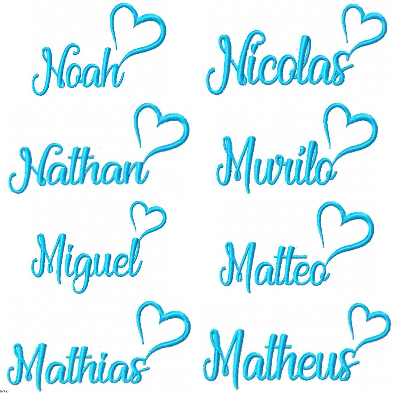 100 Nomes Meninos Coração - Imagem 12