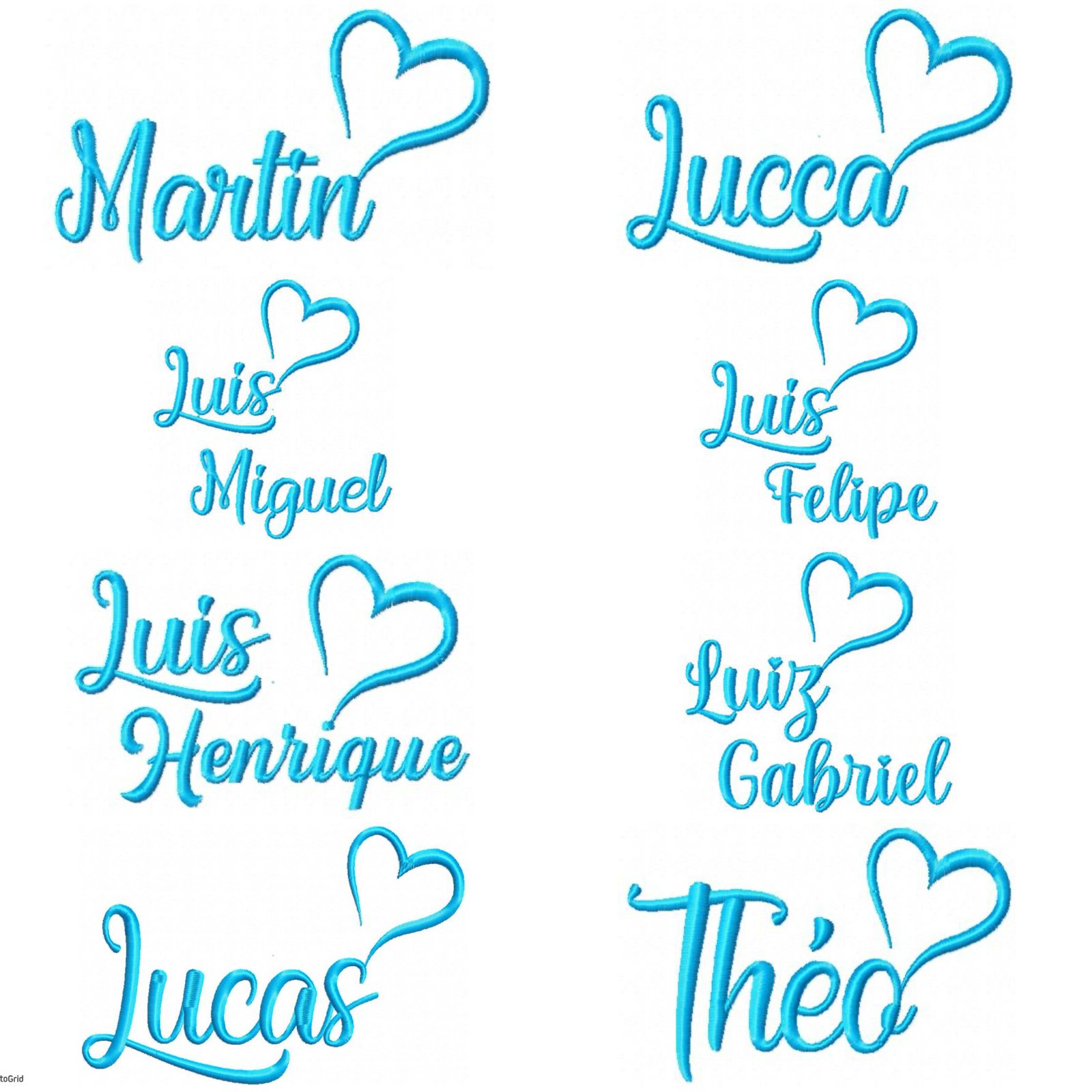 100 Nomes Meninos Coração - Imagem 11