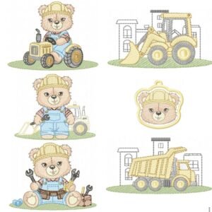 Ursinho Construtor Caminhão e Trator