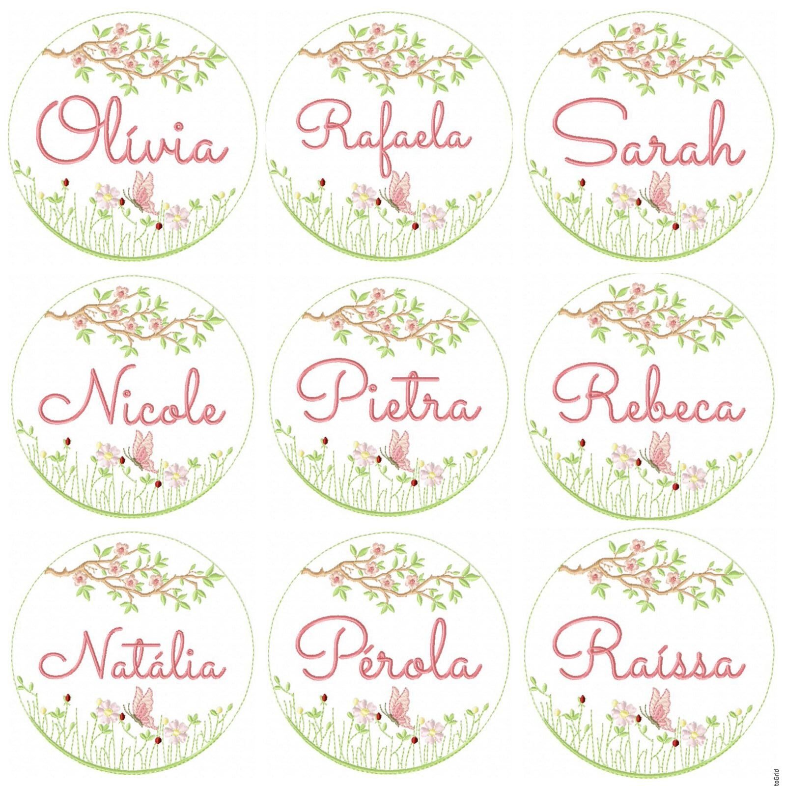 70 Nomes Meninas Moldura Jardim - Imagem 9