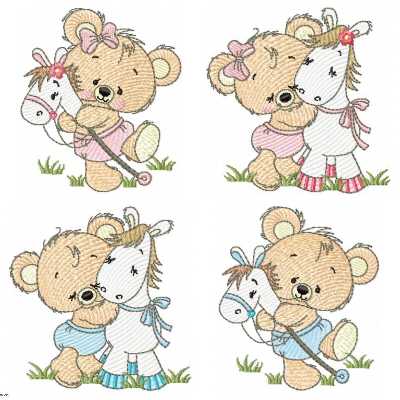 Ursinhos com Cavalinho