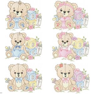 Ursinho com Dado Menino e Menina