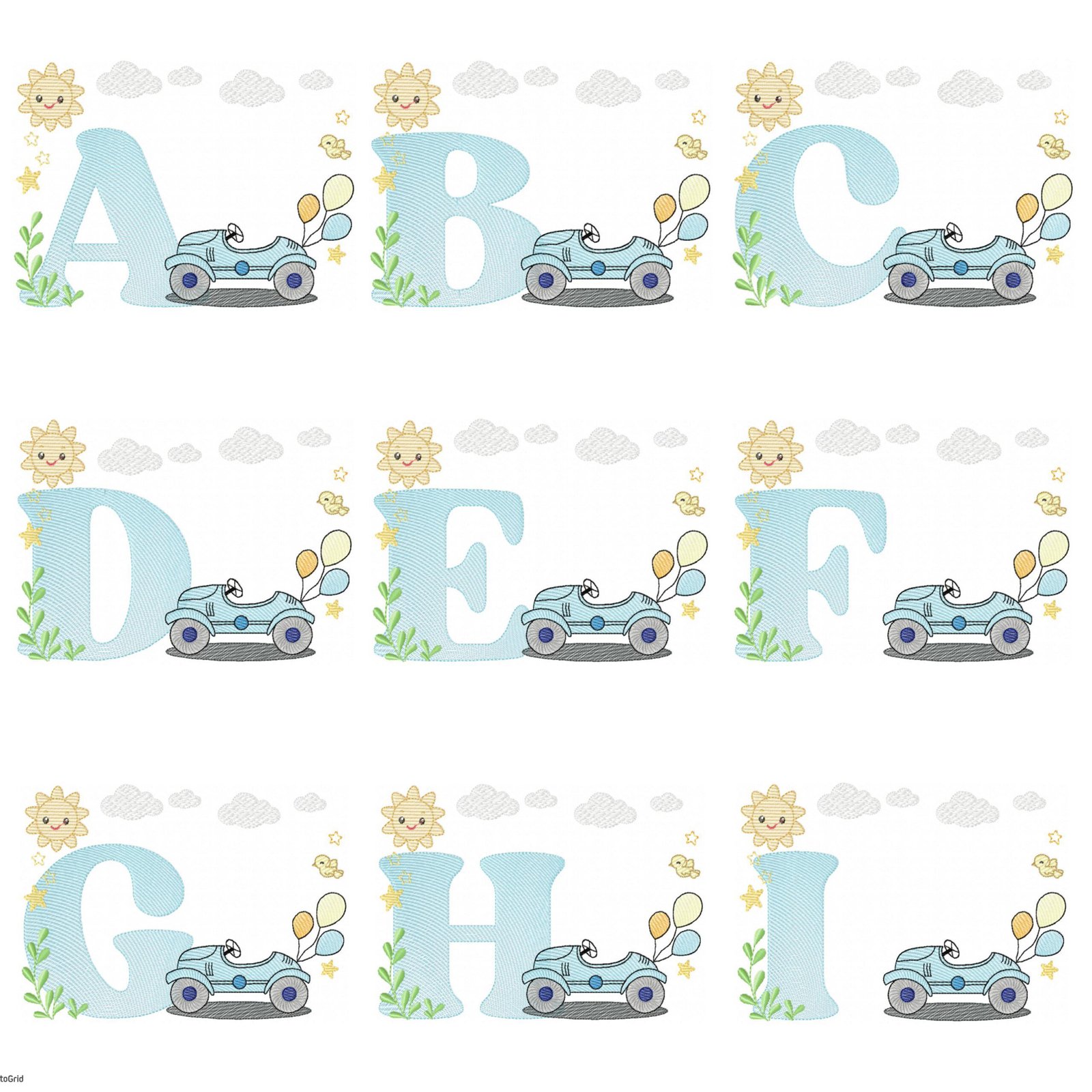 140 Nomes Meninos Carrinhos + Alfaabeto - Imagem 18