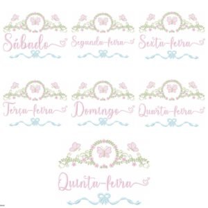 Semaninha Floral Laços