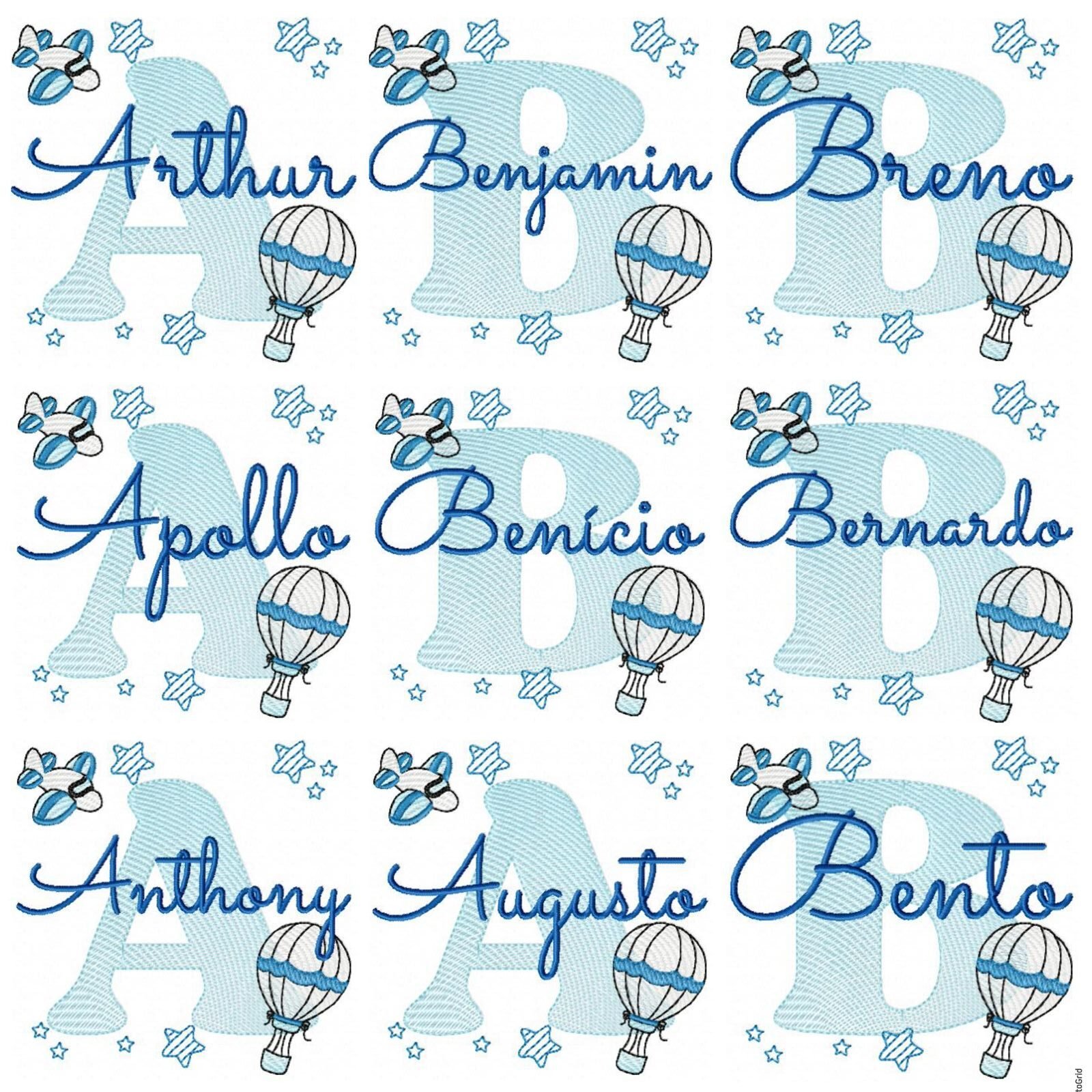 69 Nomes Meninos 10x10