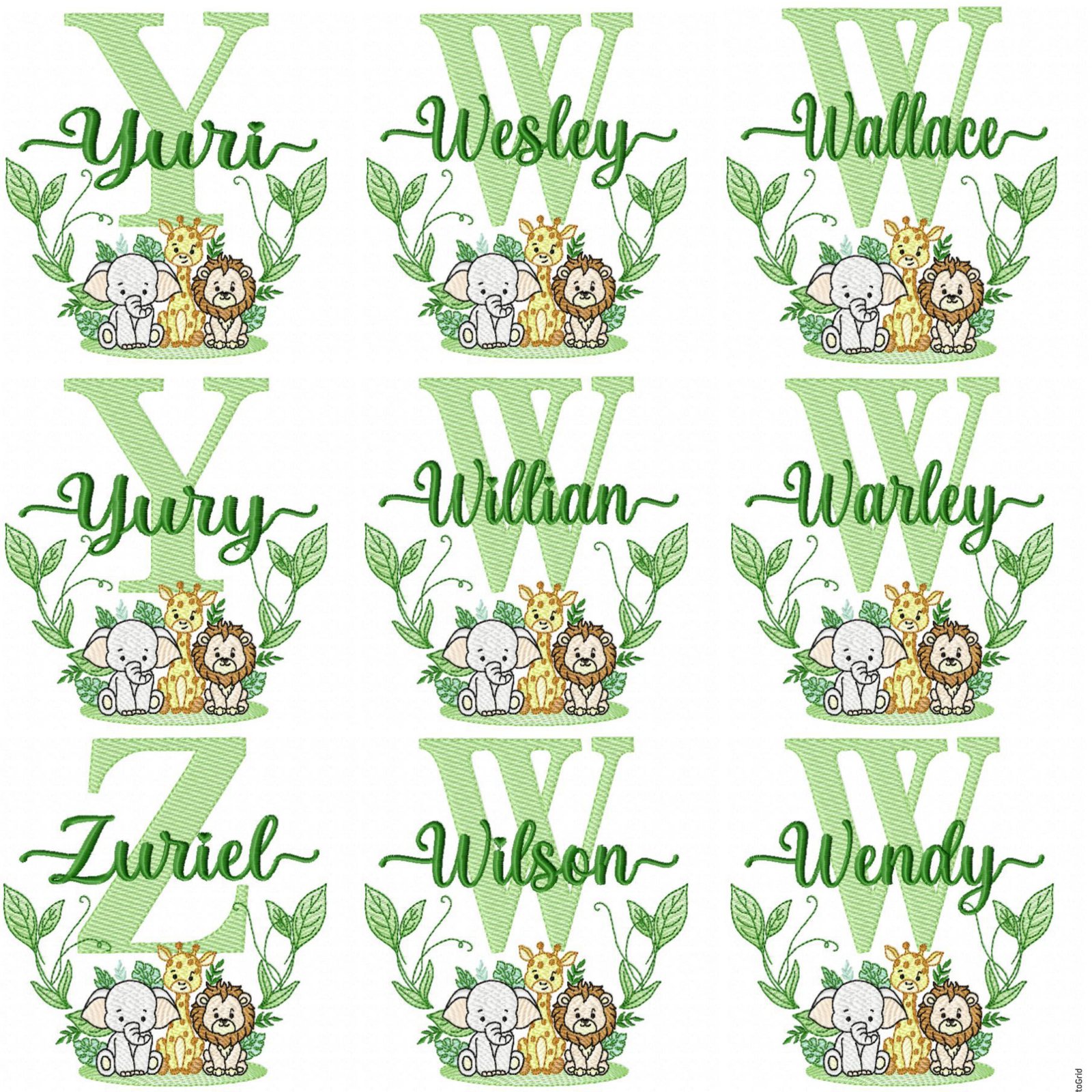 Nomes Safari + Alfabeto - Imagem 5