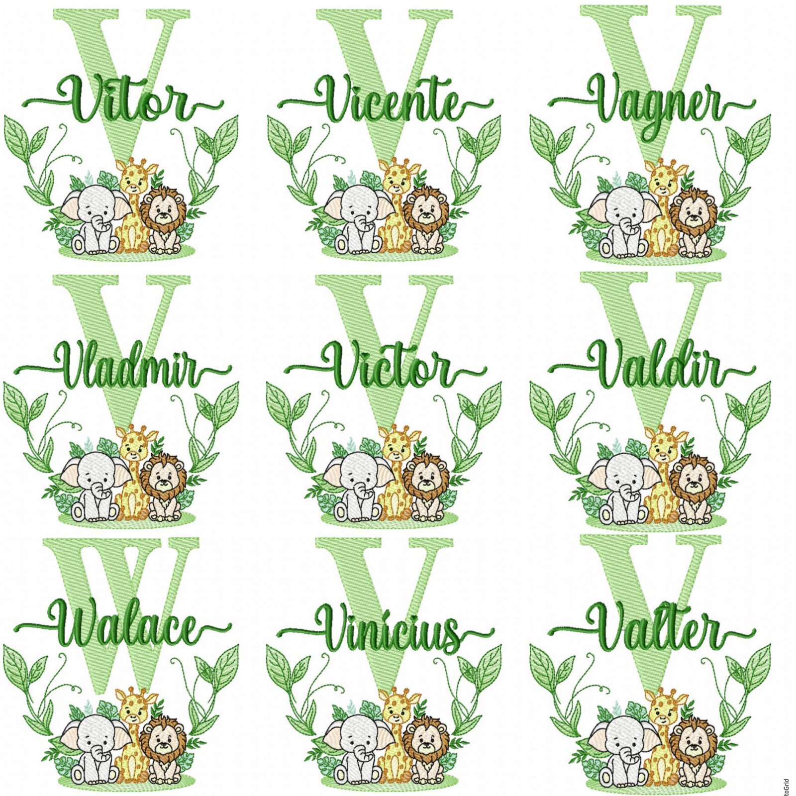 Nomes Safari + Alfabeto - Imagem 6
