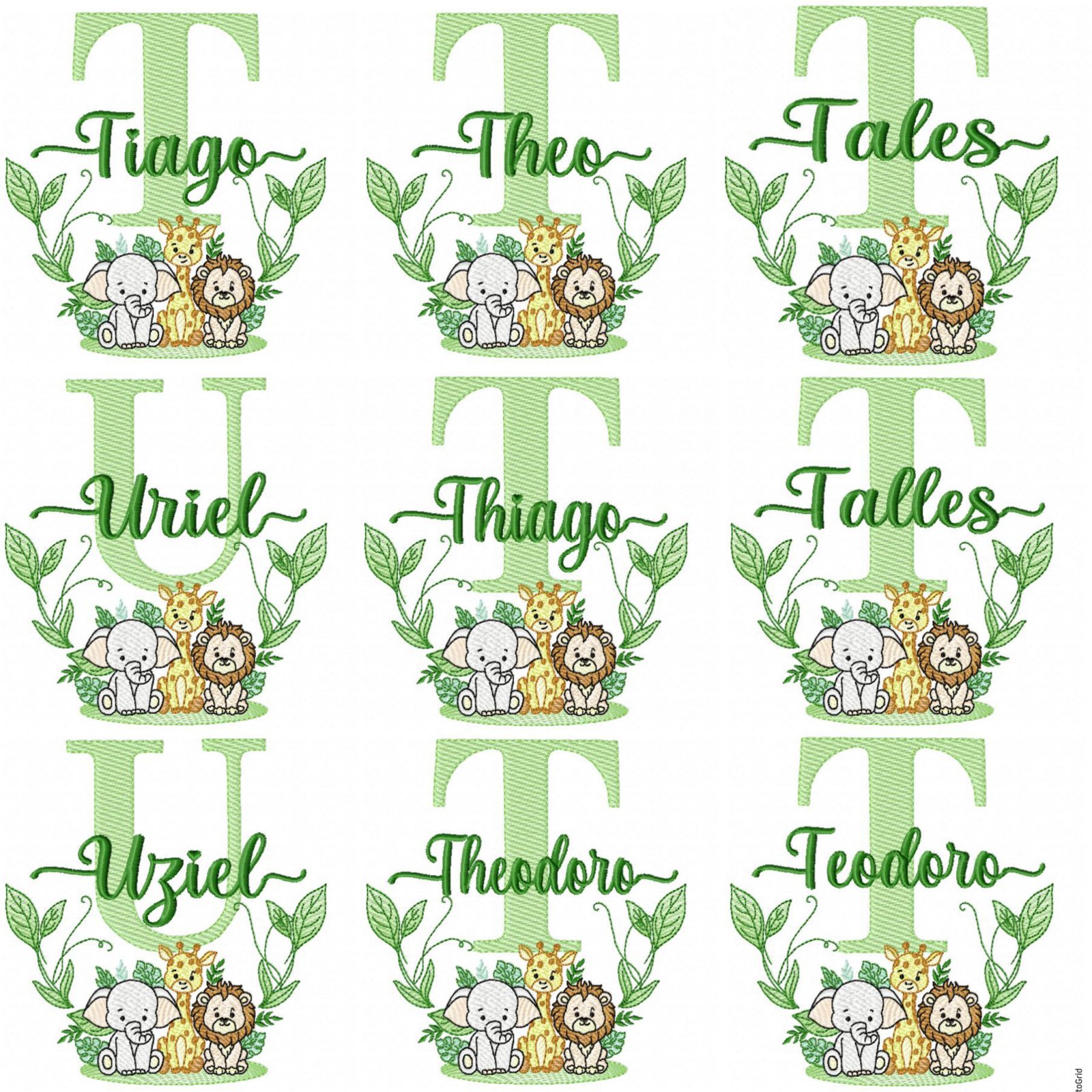 Nomes Safari + Alfabeto - Imagem 7