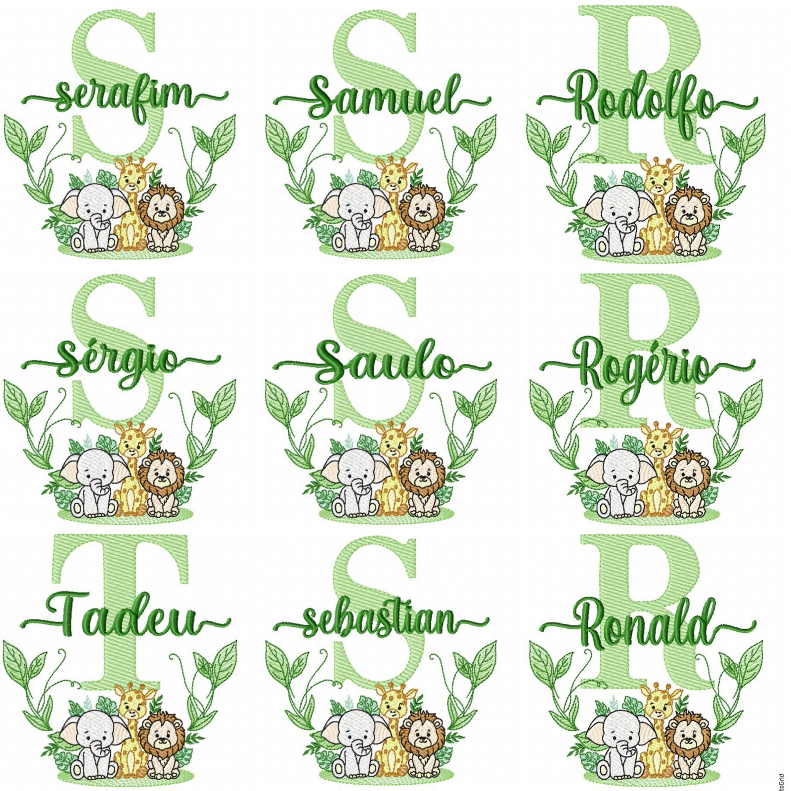 Nomes Safari + Alfabeto - Imagem 8