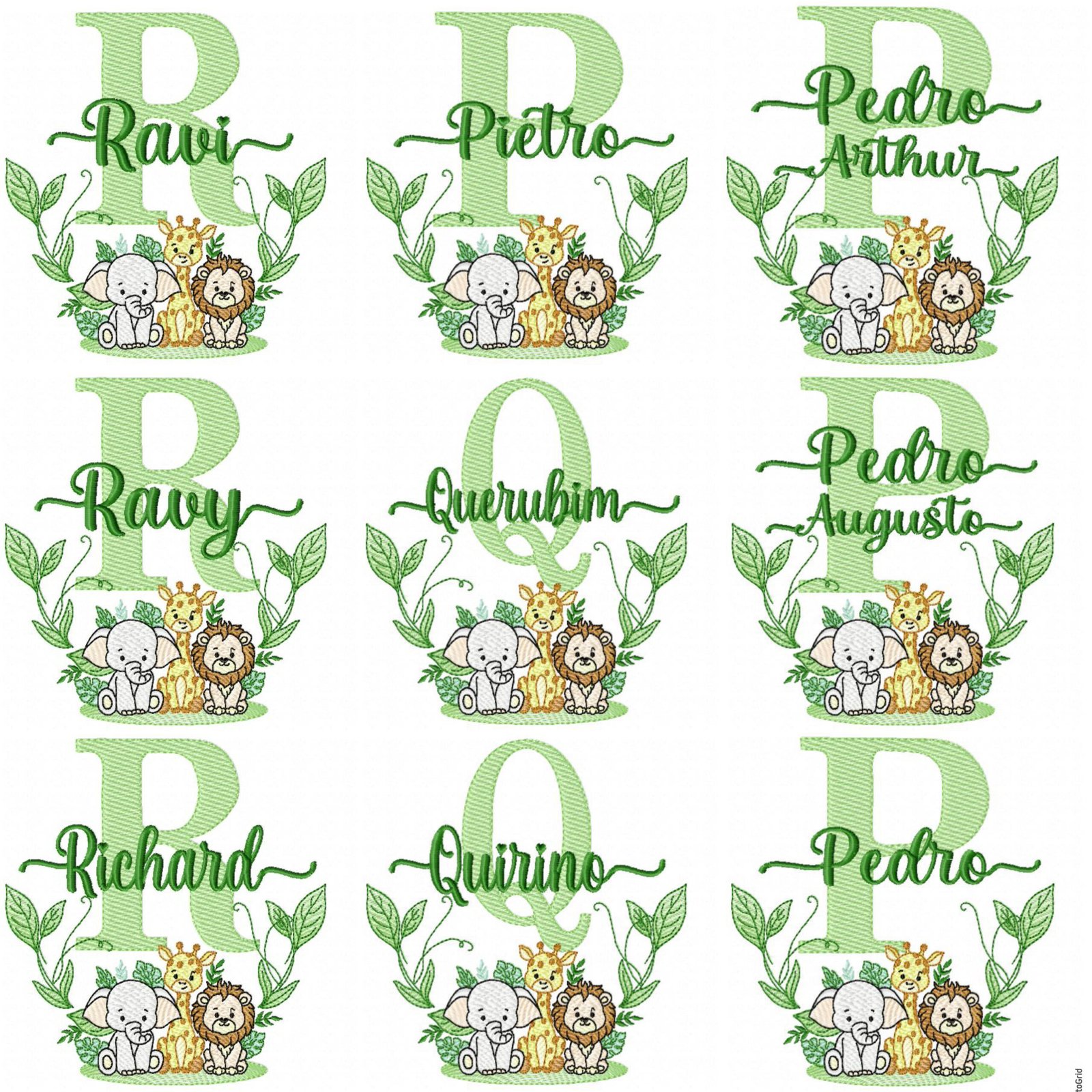 Nomes Safari + Alfabeto - Imagem 9