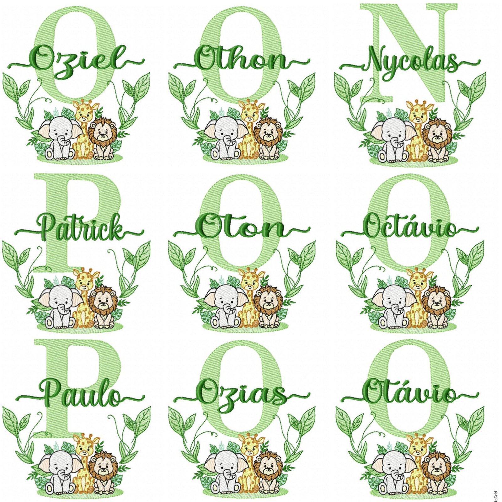 Nomes Safari + Alfabeto - Imagem 10
