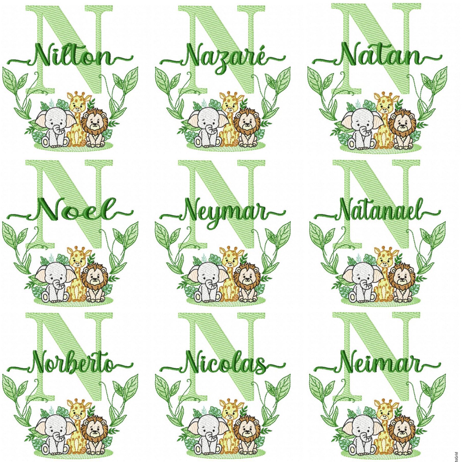 Nomes Safari + Alfabeto - Imagem 11