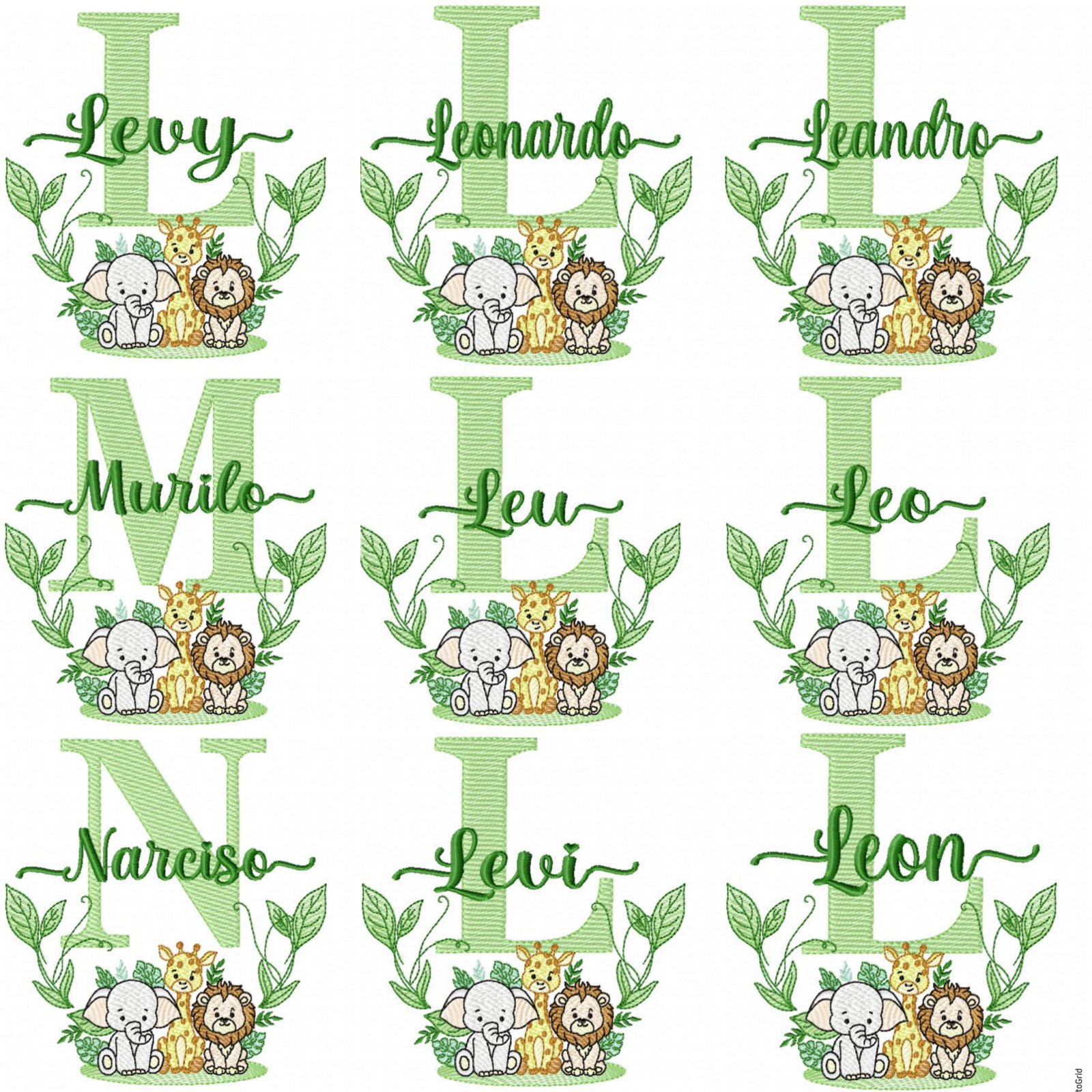 Nomes Safari + Alfabeto - Imagem 12
