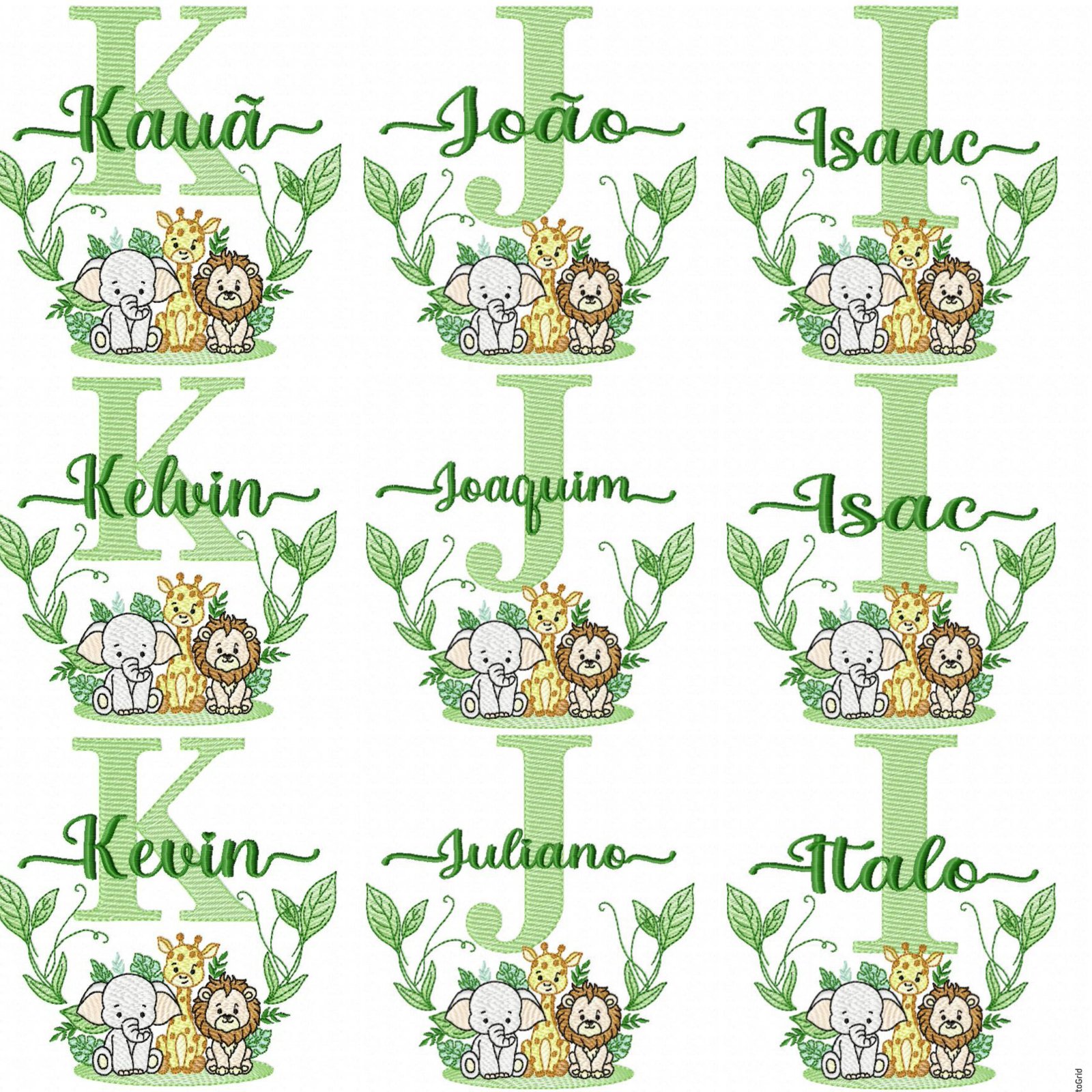 Nomes Safari + Alfabeto - Imagem 13
