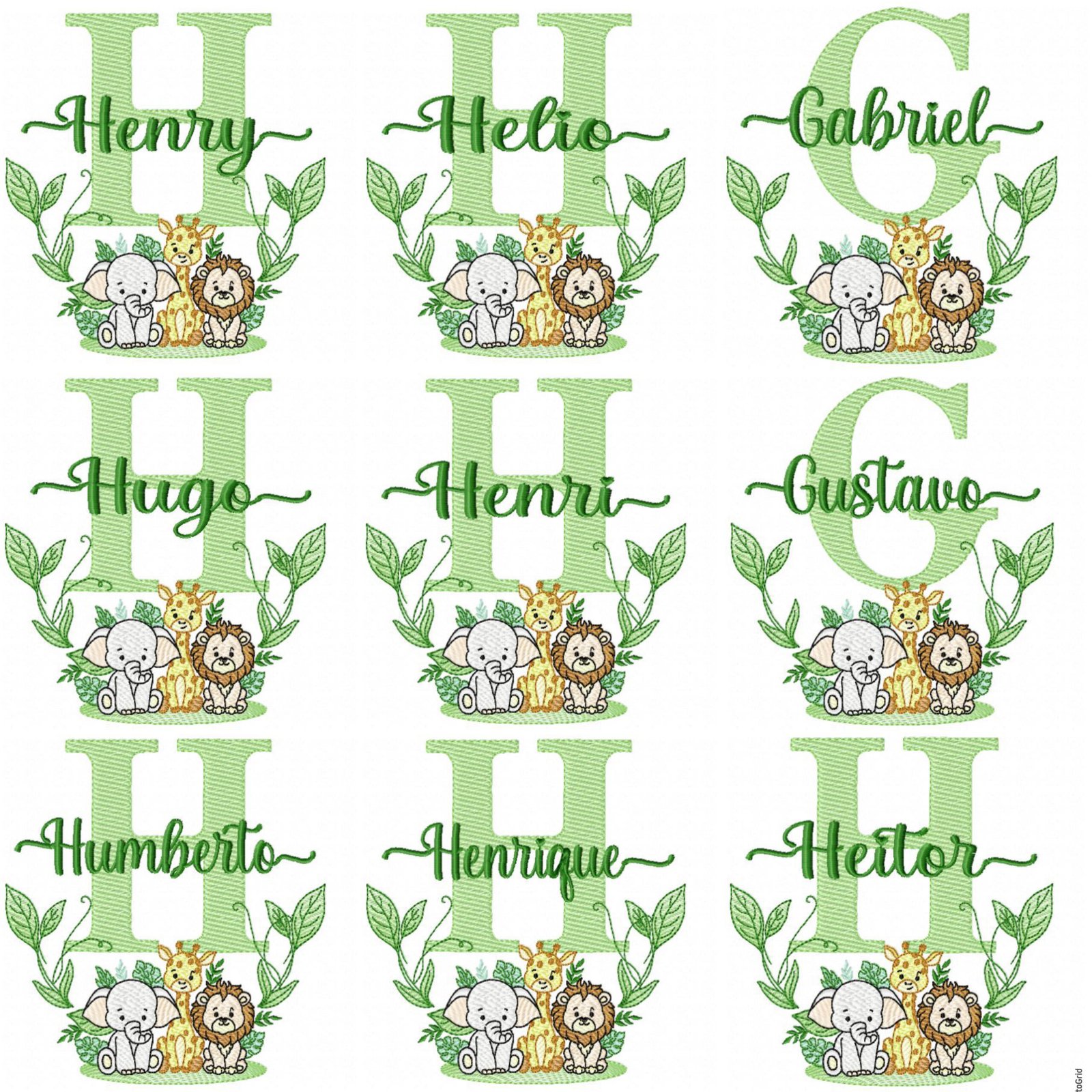 Nomes Safari + Alfabeto - Imagem 14
