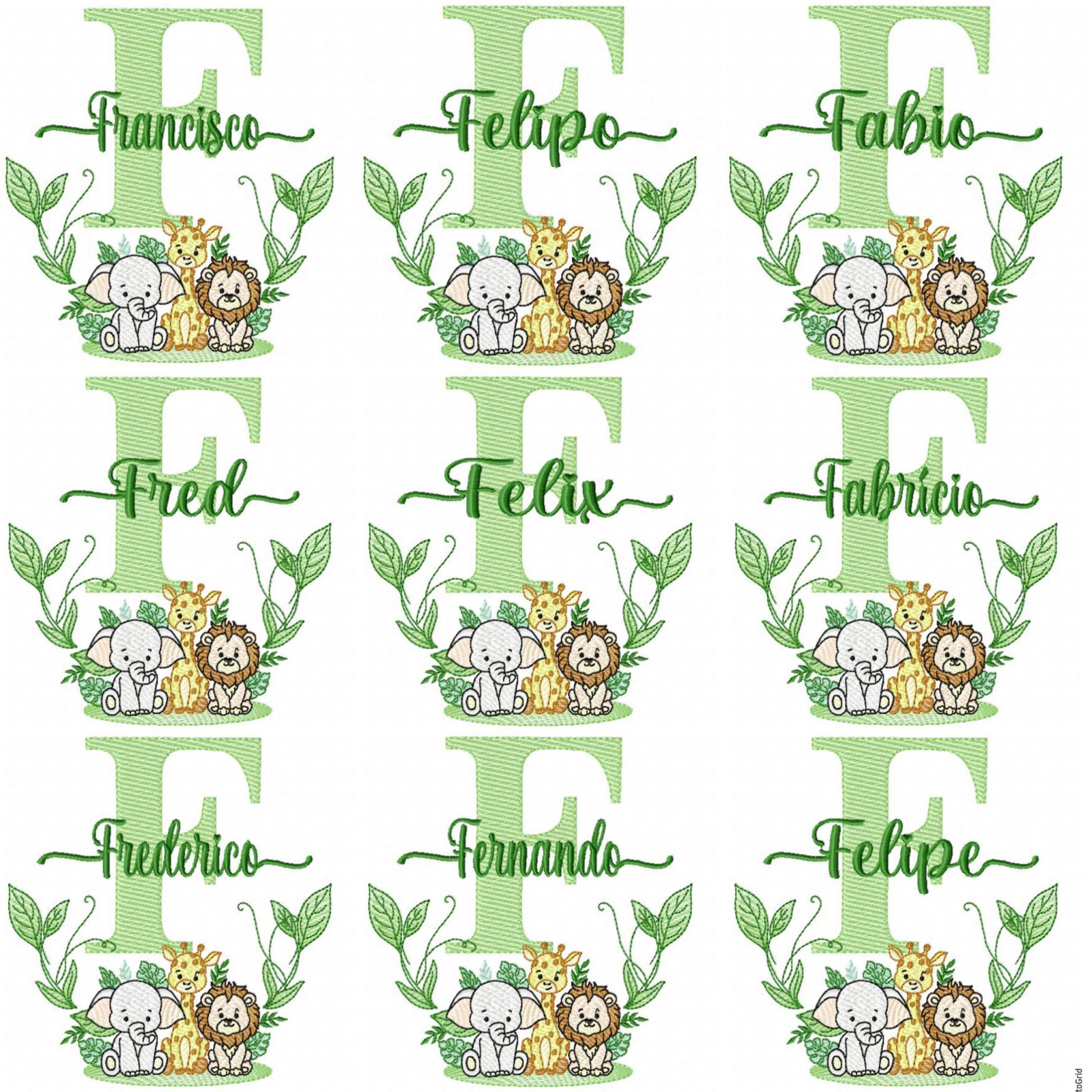 Nomes Safari + Alfabeto - Imagem 15