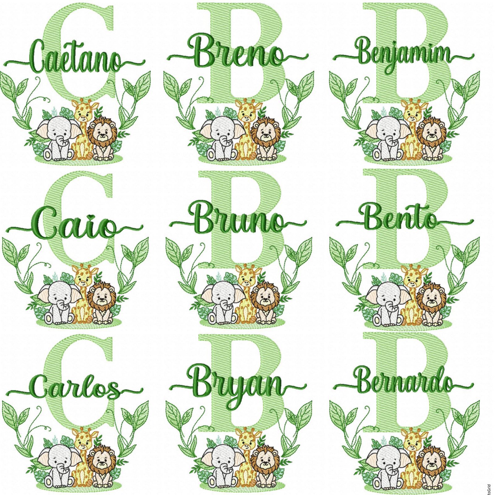 Nomes Safari + Alfabeto - Imagem 18