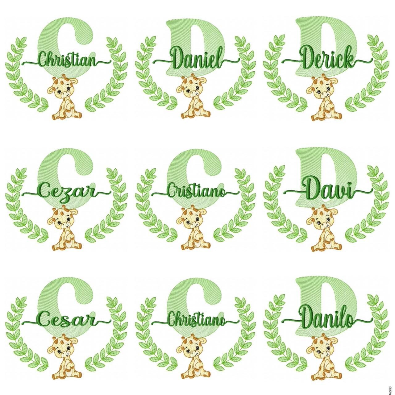 Nomes Meninos Girafinha