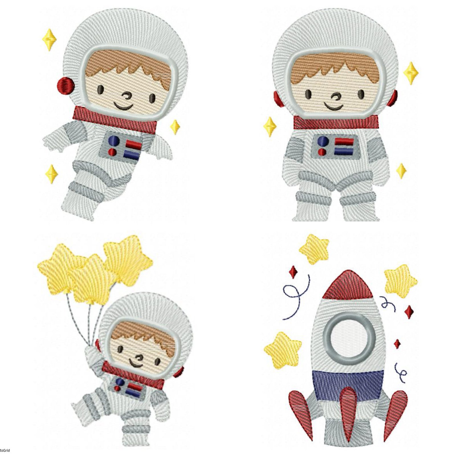 Astronautas e Foguete